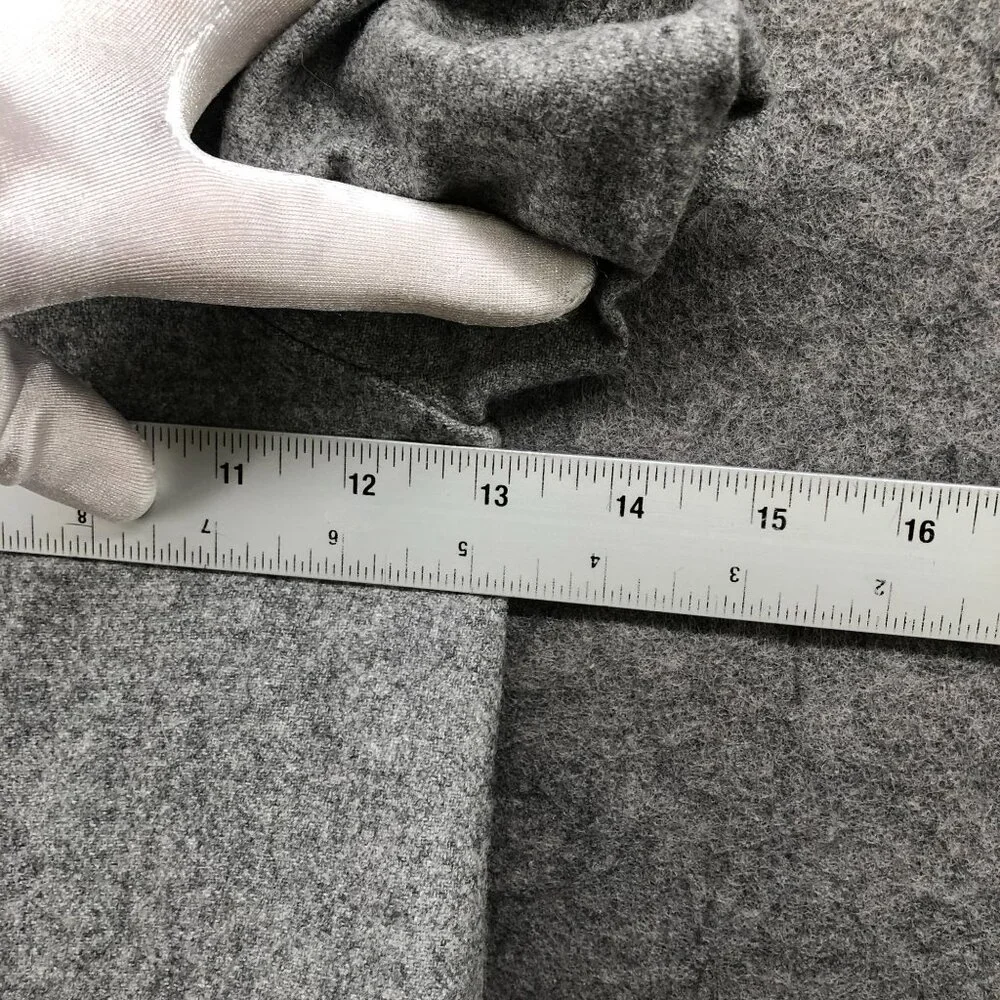 Moque Girls 4T Wool Blend Dress Gray Pleated Puff Sleeve Drew Dress‎ Formal